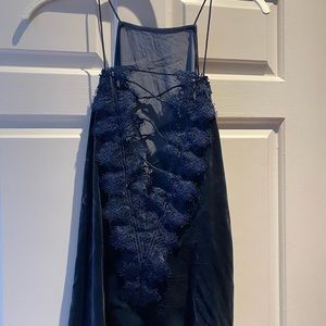 cami nyc velvet top. rarely worn and in good condition